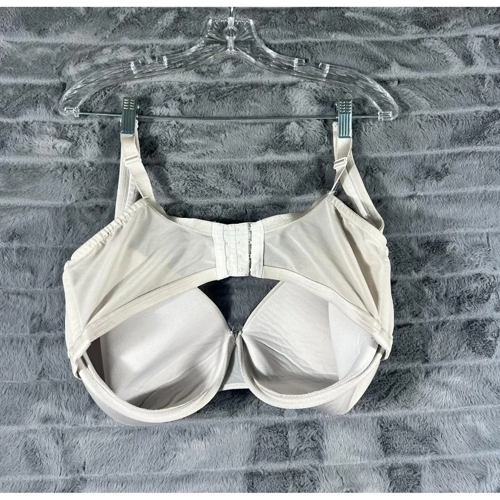 Lane Bryant Cacique Lightly Lined Full Coverage‎ Underwire Beige Bra 44F